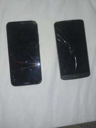 Pack Huawei + LG para piezas o reparar (Placas bas