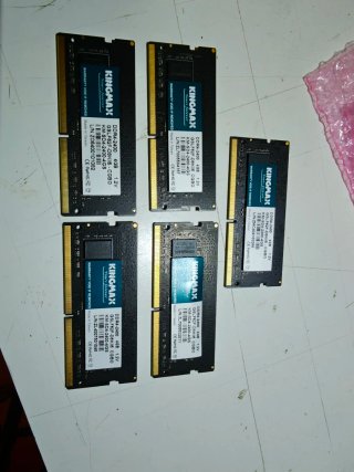Pedido para ALVARO Lote de 5 Memorias RAM Kingmax