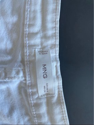Shorts Mango Teen Blancos Talla XS
