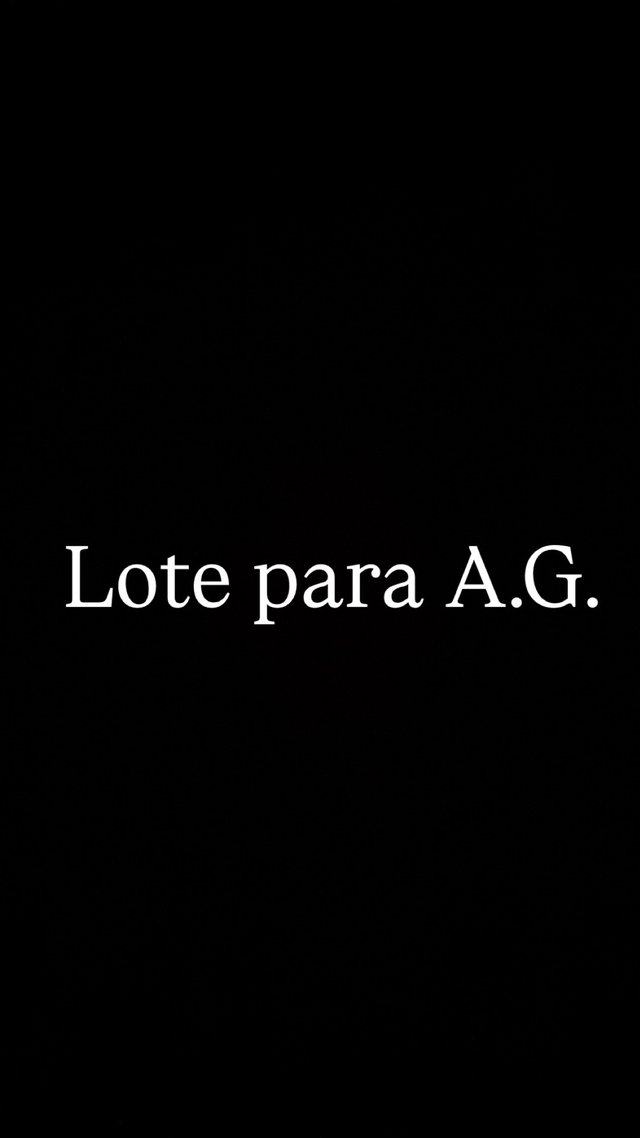 Lote reservado para A.G.