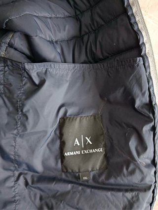 Chaleco Acolchado Armani Exchange Gris XXL