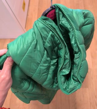 Plumas Ligero Verde Talla S