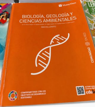 Libro biología y geología 1Bachillerato