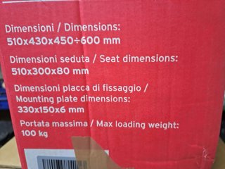 Silla gerontológica fija para ducha