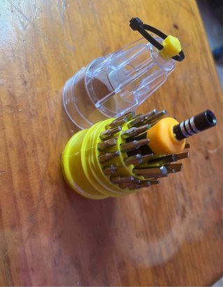 Kit destornillador con puntas