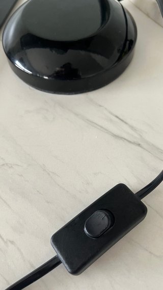 Lámpara Flexo de Mesa Negra