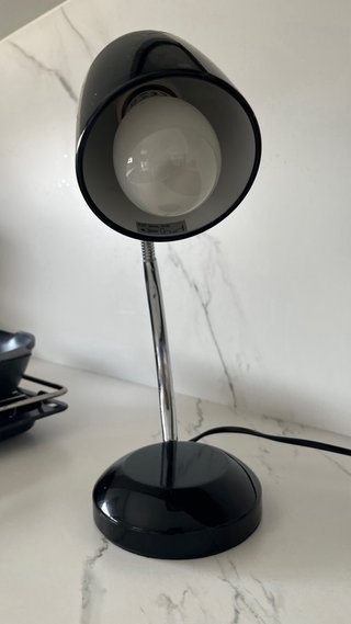 Lámpara Flexo de Mesa Negra
