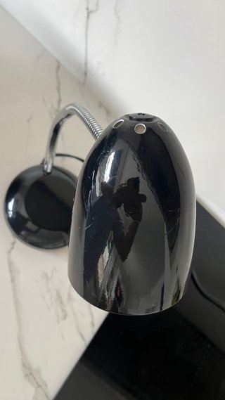 Lámpara Flexo de Mesa Negra