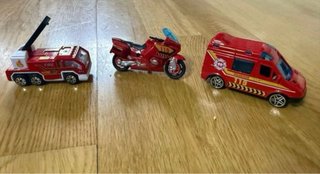 Lote Coches Bomberos Juguete