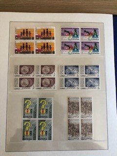 Bloques de Sellos España 75/78 Filatelia