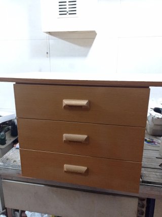 Cajonera de madera de Haya  para armario