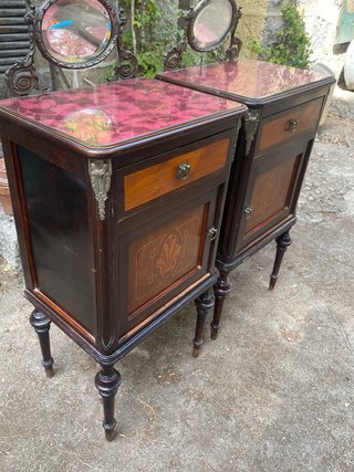 Mesitas Modernistas Madera y Metal