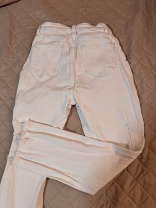 Pantalón Vaquero Blanco