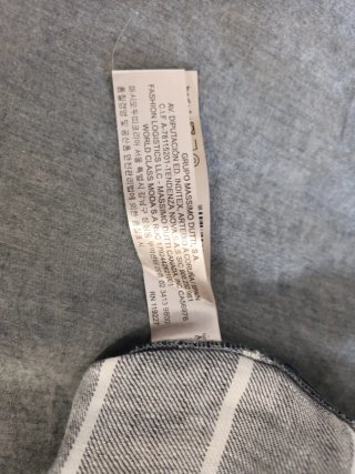 Peto Massimo Dutti Rayas