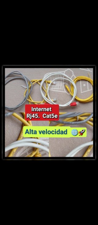 7️⃣Cavi di Rete Cat.5e Ethernet