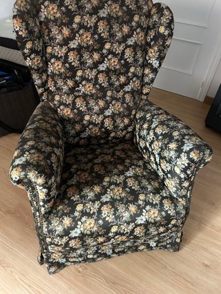 Sillón Orejero Estampado Floral