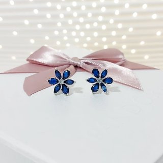 Pendientes Pandora Flor Azules