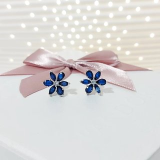 Pendientes Pandora Flor Azules