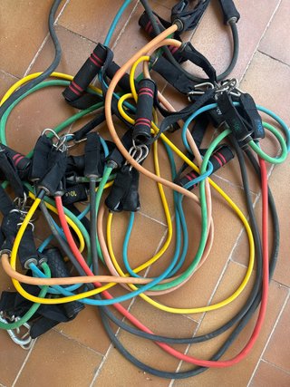 Bandas de resistencia con asas