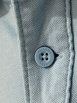 Polo Hollister Azul Claro