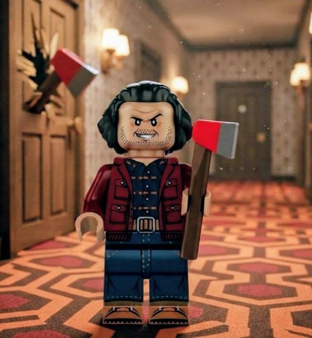MiniFigura Lego Halloween El Resplandor compatible