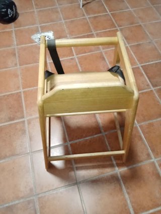 Trona de Madera para Bebé