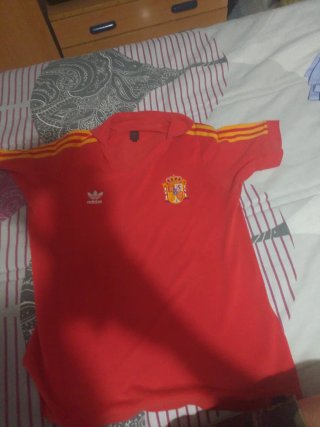 Camiseta España Mundial 82 Adidas Roja