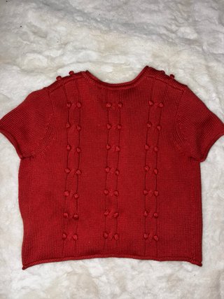 Chaqueta de punto Tizzas, Corte Inglés roja