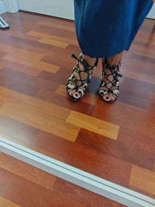 Sandalias Carolina Herrera Animal Print