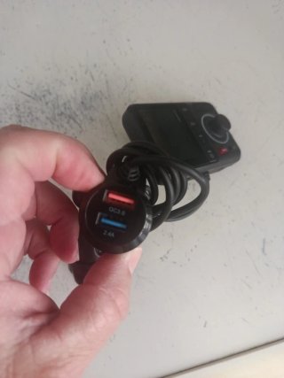 Reproductor MP3 Coche Negro