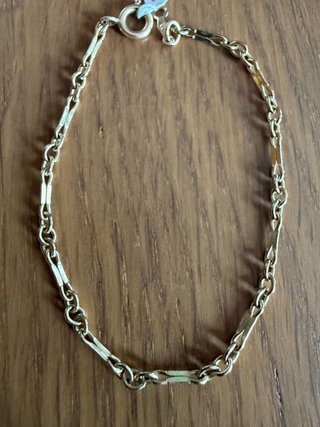 Pulsera chapada en Oro
