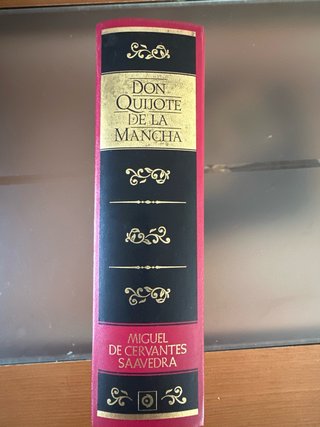 Libro de lectura Don Quijote la  Mancha