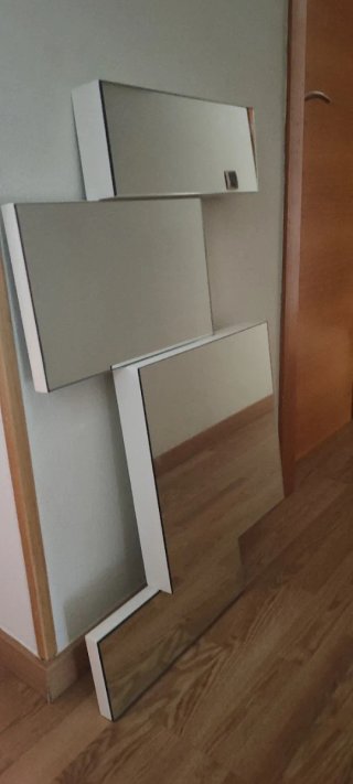 Espejo recibidor diseño moderno
