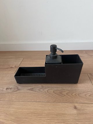 Organizador de fregadero con dispensador