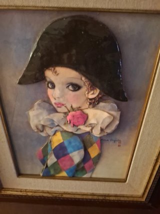 Cuadro Vintage Arlequín