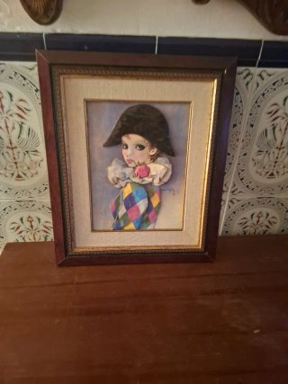 Cuadro Vintage Arlequín