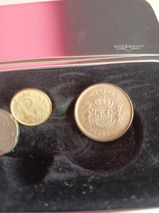 Lote Colección Pesetas Barcelona 92 y Billete