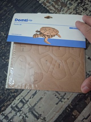 Puzzle 3D Tortuga Domti