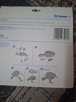 Puzzle 3D Tortuga Domti
