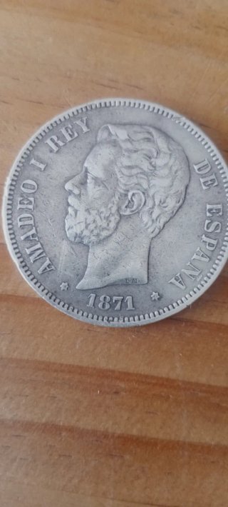 Moneda de 5 Pesetas de Plata