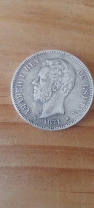 Moneda de 5 Pesetas de Plata