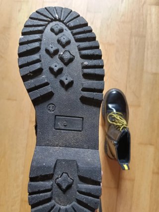 Botas con Plataforma Negras