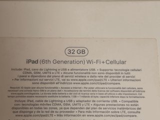 iPad 6th Gen 32GB WiFi + Celular