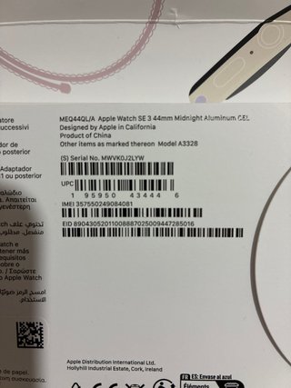 Apple Watch GPS + celular SE 3 de 44mm 97% bateria