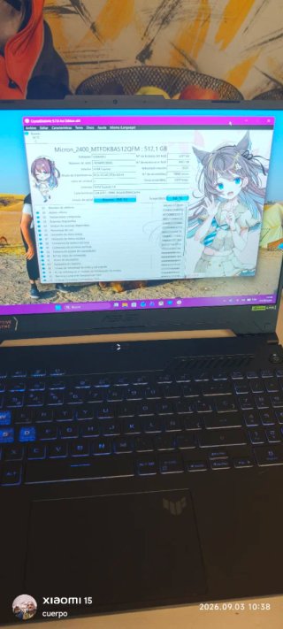 Portátil Asus A15 FA507