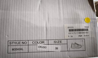 Zapatillas Mujer Algo Bonito Beige (crudo) T.39