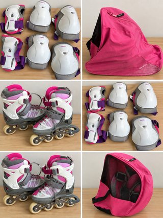 Patines Oxelo Talla 38-41 + Protecciones