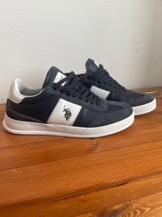 Sneakers La Martina blu/bianche