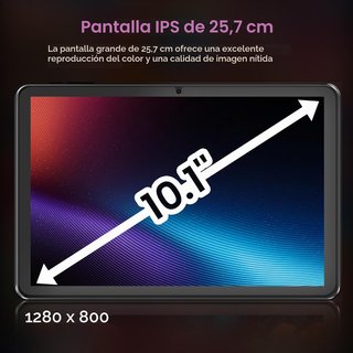 Tableta Android 10,1 pulgadas 128 GB y 12+6 GB RAM