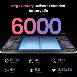 Tableta Android 10,1 pulgadas 128 GB y 12+6 GB RAM